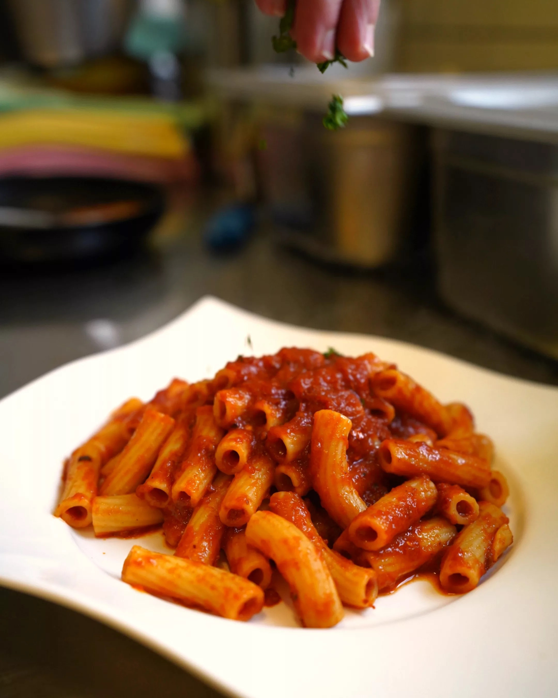 Zubereitung Pasta