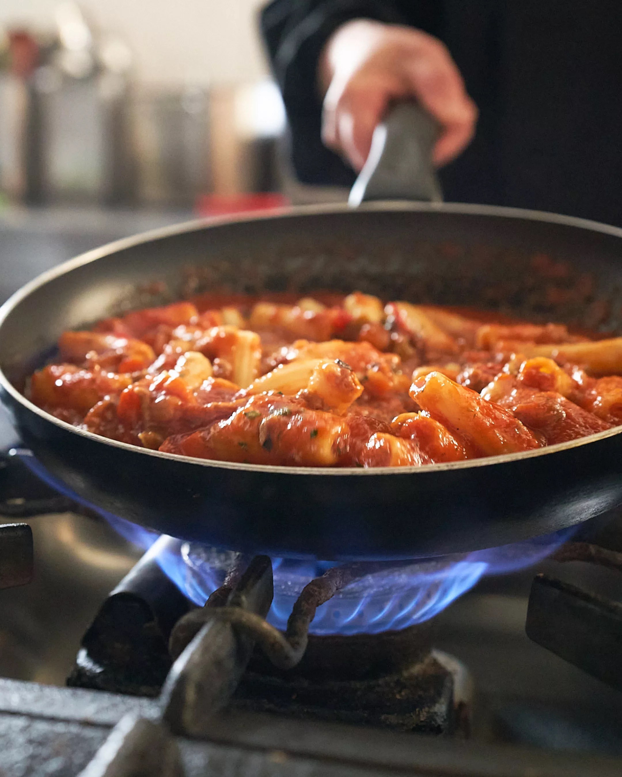 Social Media Post: Pasta Zubereitung